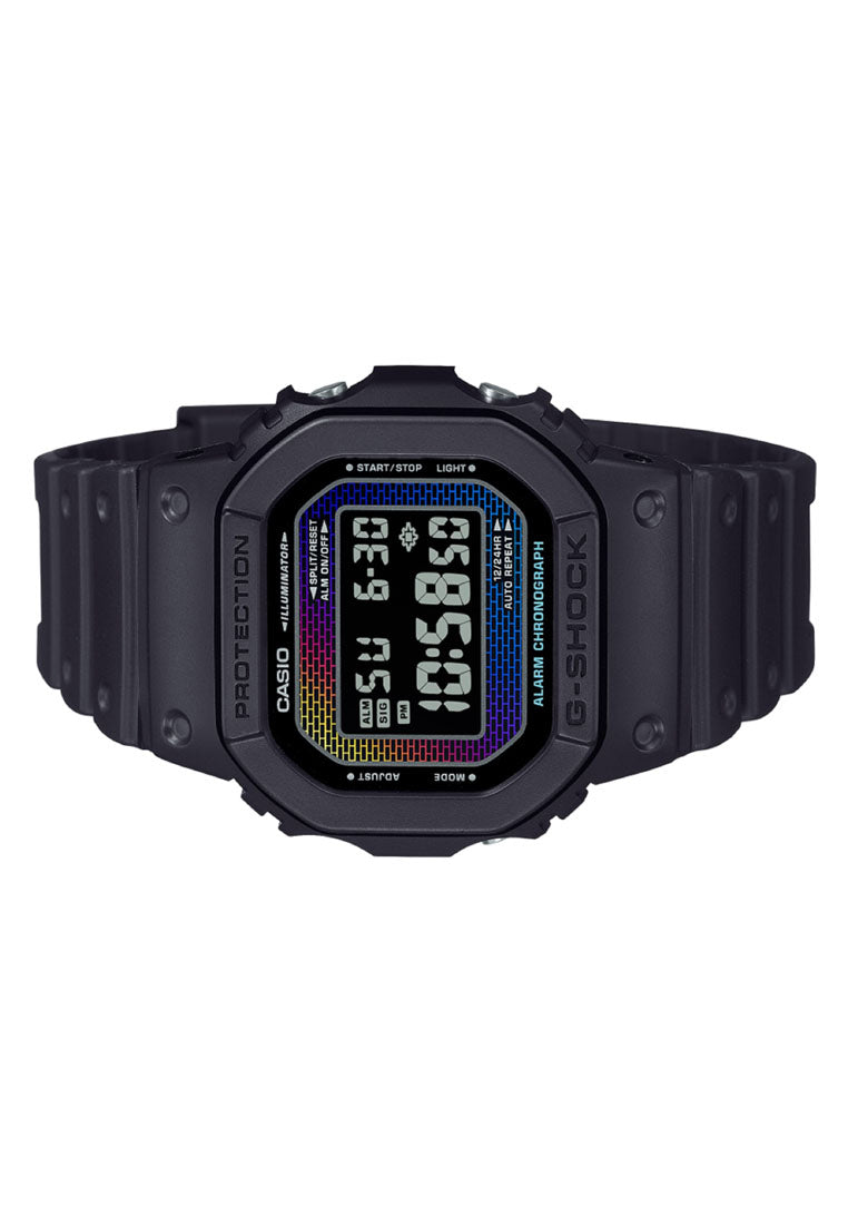Casio G-shock DW-5600RW-1DR "Rainbow Brick Wall Series" Digital Rubber Strap Watch for Men-Watch Portal Philippines