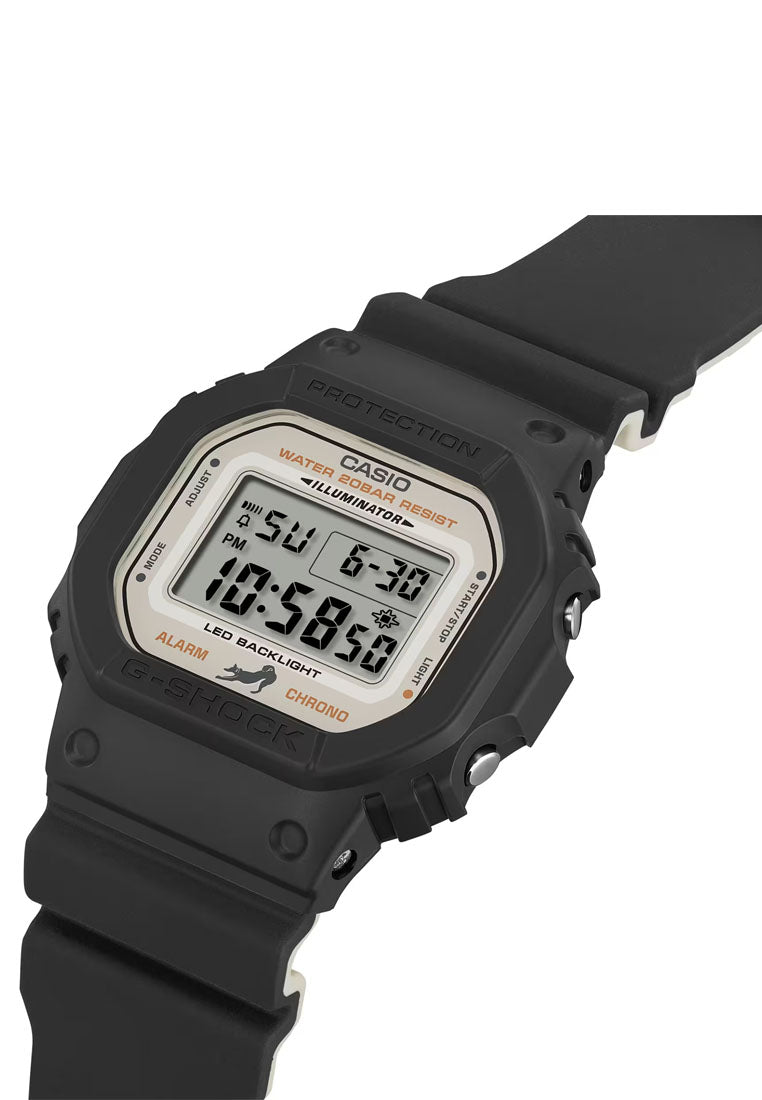 Casio G-shock DW-5600SHB-1DR "Black Kuro-Shiba Inu" Digital Rubber Strap Watch For Men-Watch Portal Philippines