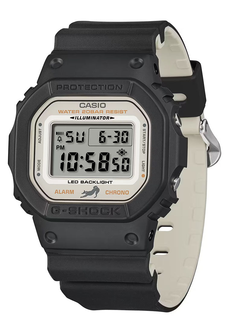 Casio G-shock DW-5600SHB-1DR "Black Kuro-Shiba Inu" Digital Rubber Strap Watch For Men-Watch Portal Philippines