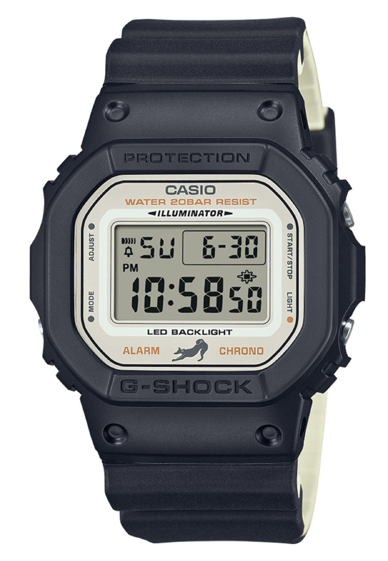 Casio G-shock DW-5600SHB-1DR "Black Kuro-Shiba Inu" Digital Rubber Strap Watch For Men-Watch Portal Philippines