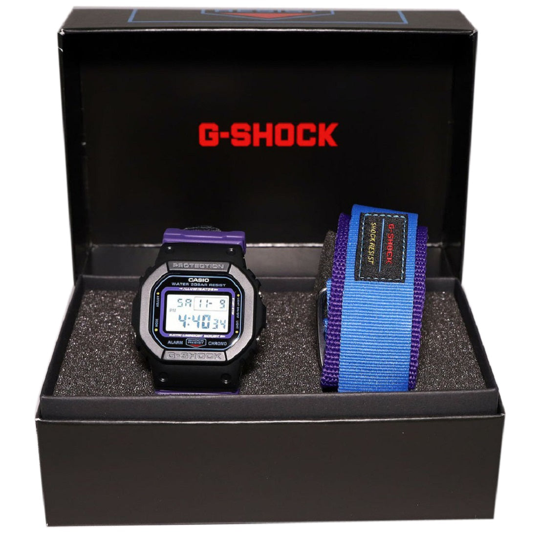 Casio G-shock DW-5600THS-1 Digital Nylon Strap Watch For Men-Watch Portal Philippines