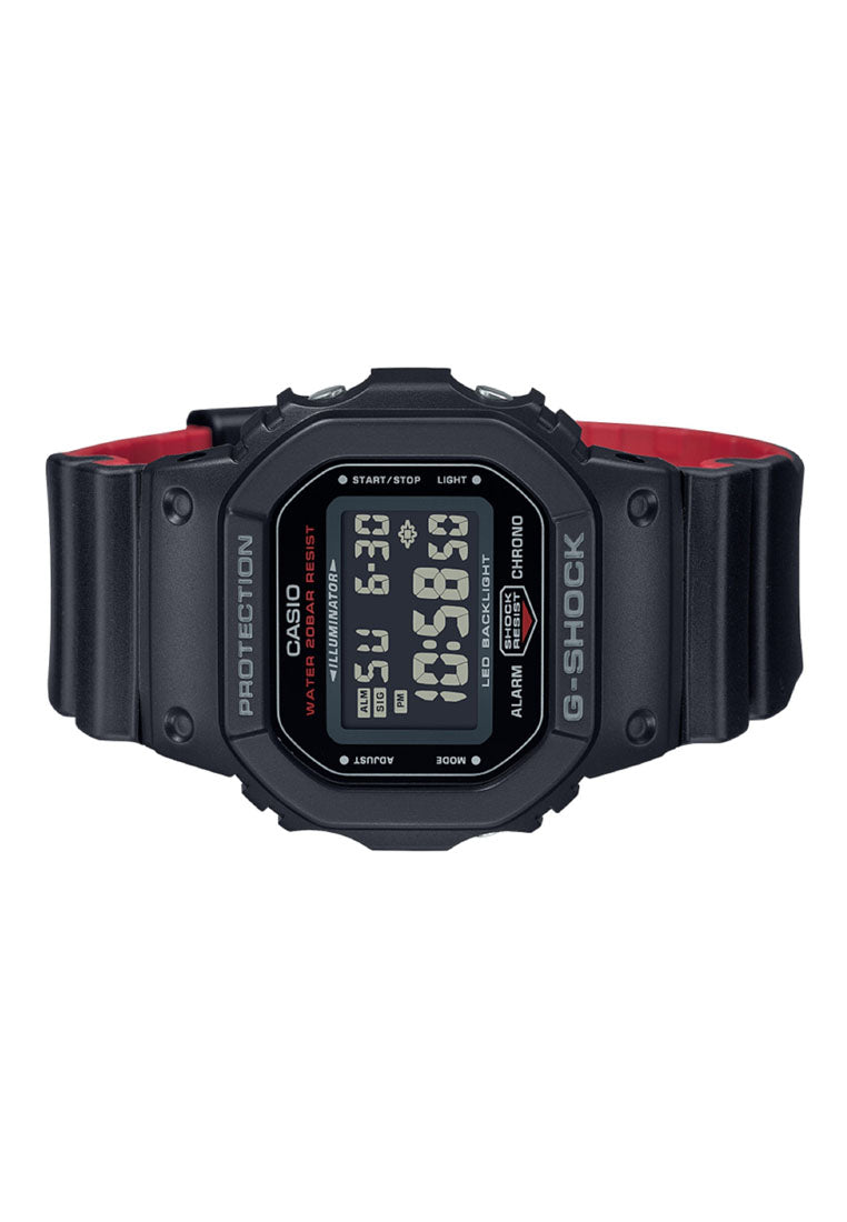 Casio G-shock DW-5600UHR-1DR Digital Rubber Strap Watch For Men-Watch Portal Philippines