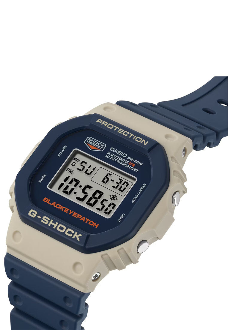 Casio G-shock DW-5610BEP-2DR "The Black Eye Patch" Digital Rubber Strap Watch for Men-Watch Portal Philippines
