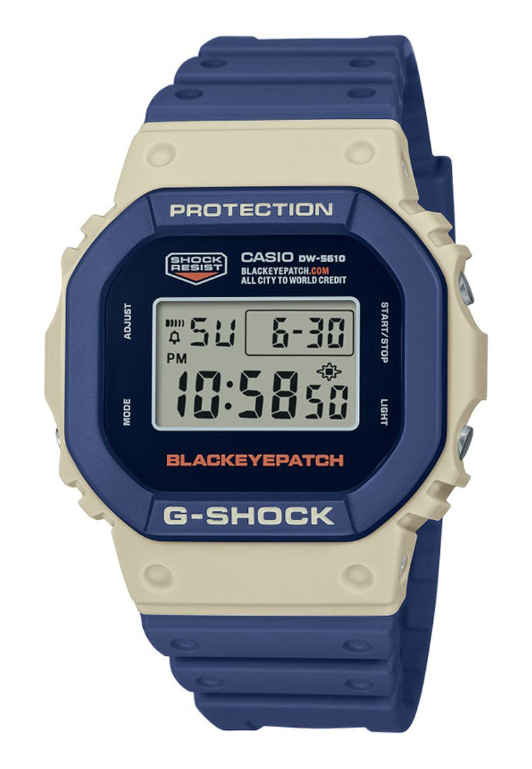 Casio G-shock DW-5610BEP-2DR "The Black Eye Patch" Digital Rubber Strap Watch for Men-Watch Portal Philippines