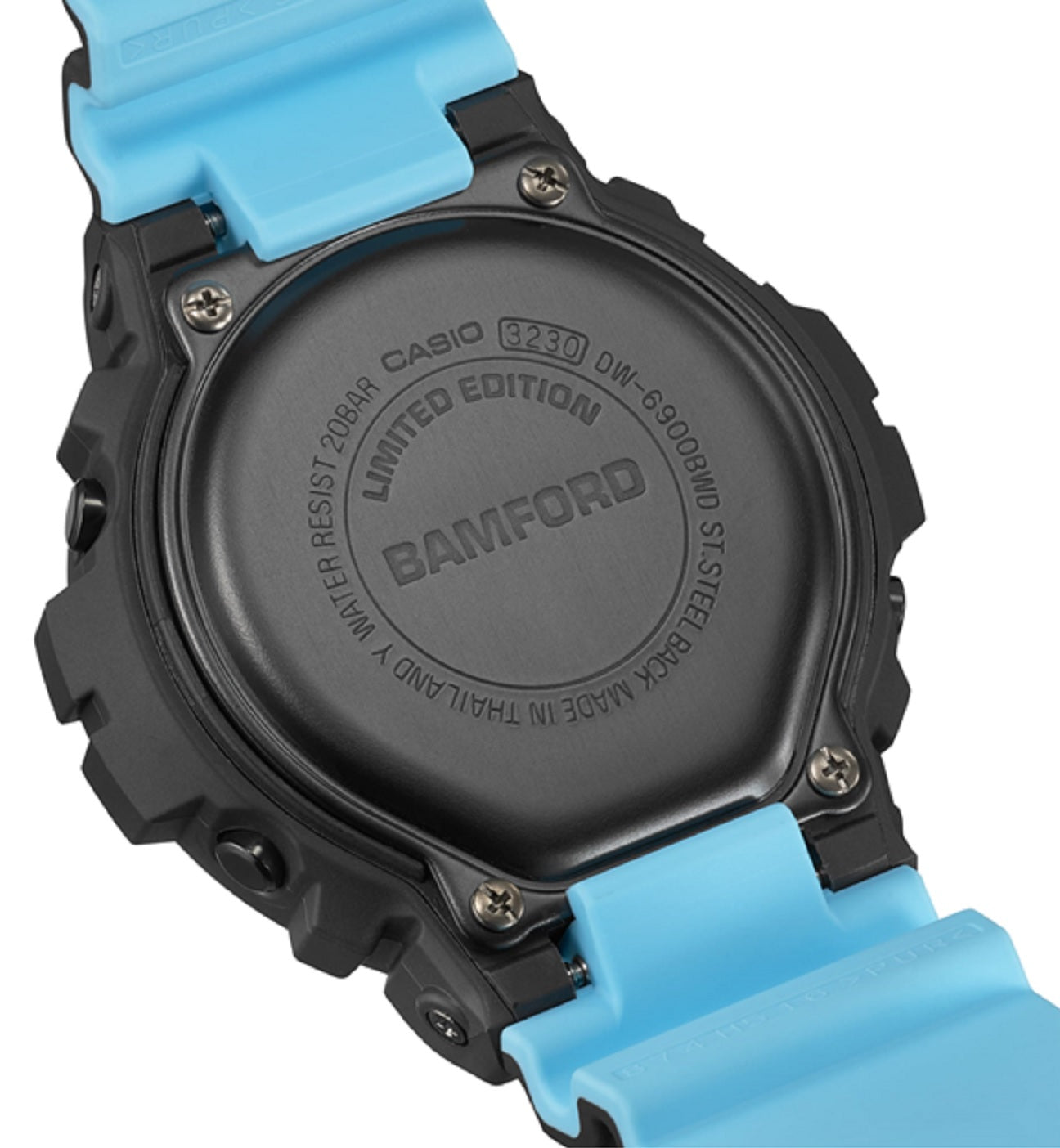 Casio G-shock DW-6900BWD-1DR Bamford Digital Rubber Strap Watch For Men-Watch Portal Philippines