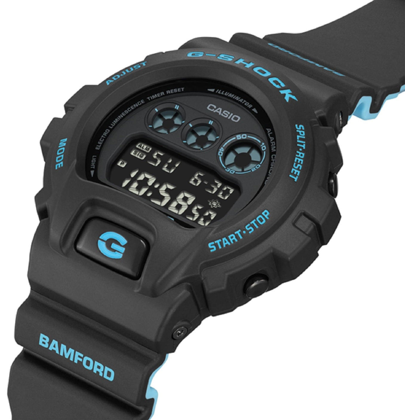 Casio G-shock DW-6900BWD-1DR Bamford Digital Rubber Strap Watch For Men-Watch Portal Philippines