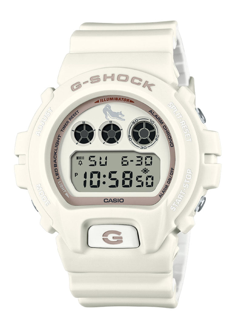 Casio G-shock DW-6900SHB-7DR "White Shiro-Shiba Inu" Digital Rubber Strap Watch For Men-Watch Portal Philippines