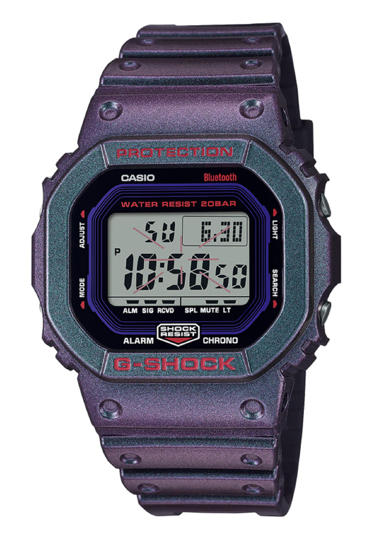 Casio G-shock DW-B5600AH-6DR Digital Rubber Strap Watch For Men