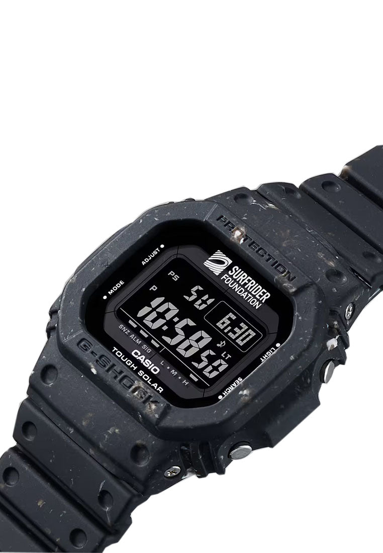 Casio G-shock G-5600SRF-1DR "Surfrider Foundation" Digital Rubber Strap Solar Watch For Men-Watch Portal Philippines