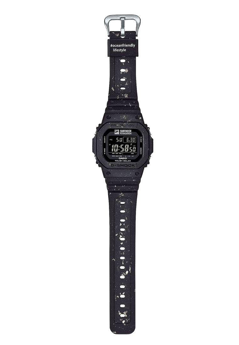 Casio G-shock G-5600SRF-1DR "Surfrider Foundation" Digital Rubber Strap Solar Watch For Men-Watch Portal Philippines