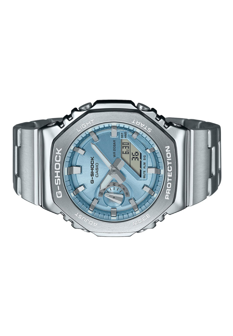 Casio G-shock G-steel GM-2110D-2A Digital Analog Stainless Steel Watch for Men-Watch Portal Philippines