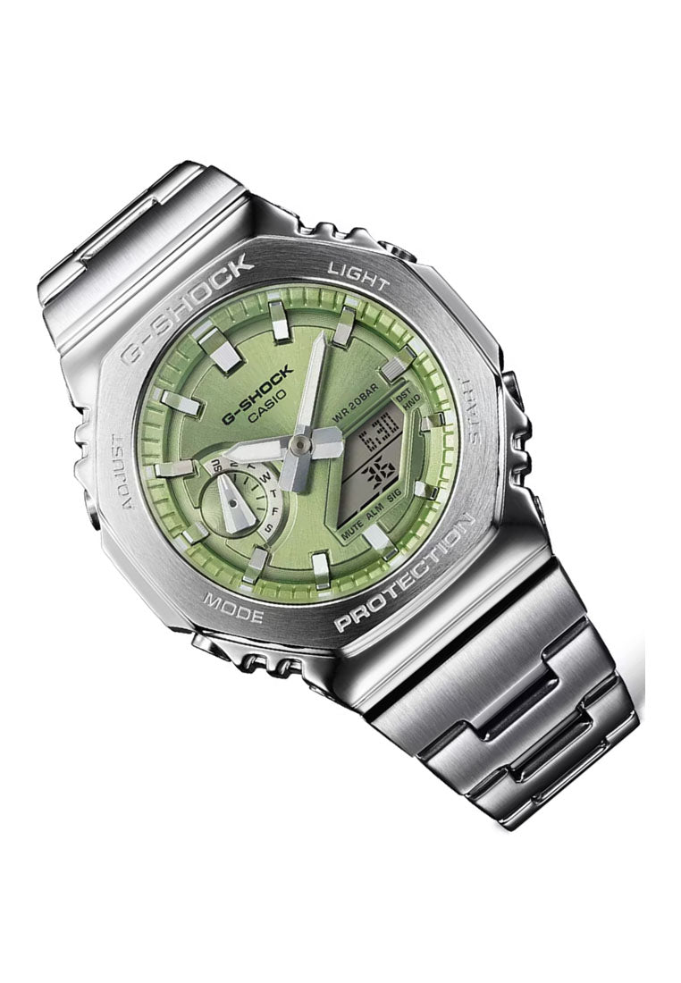 Casio G-shock G-steel GM-2110D-3A Digital Analog Stainless Steel Watch for Men-Watch Portal Philippines