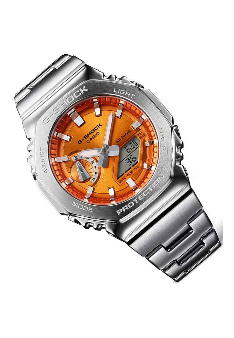 Casio G-shock G-steel GM-2110D-4A Digital Analog Stainless Steel Watch for Men-Watch Portal Philippines