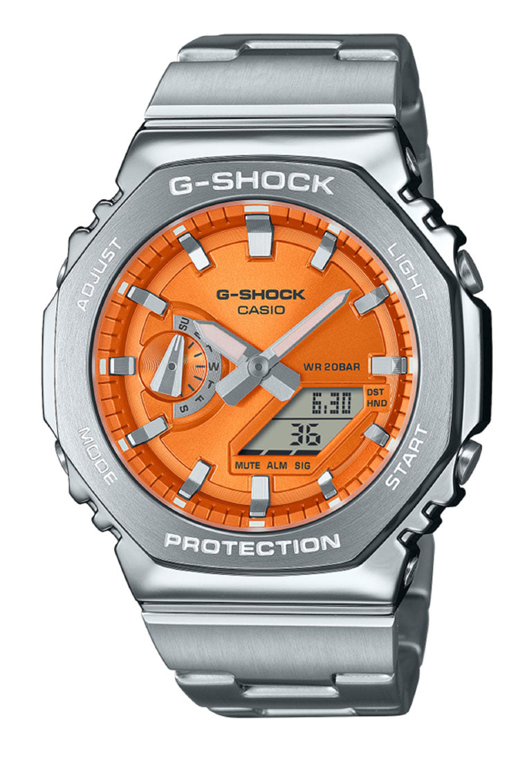 Casio G-shock G-steel GM-2110D-4A Digital Analog Stainless Steel Watch for Men-Watch Portal Philippines