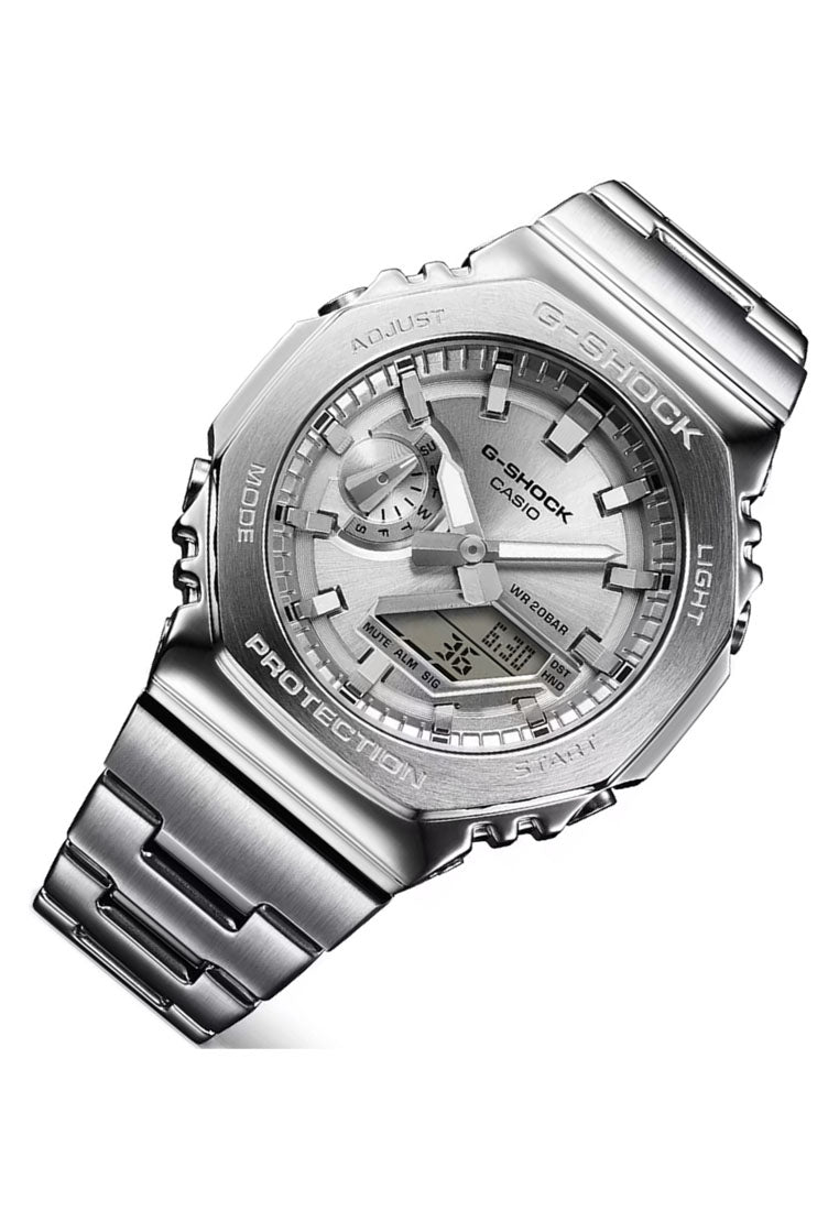 Casio G-shock G-steel GM-2110D-7A Digital Analog Stainless Steel Watch for Men-Watch Portal Philippines