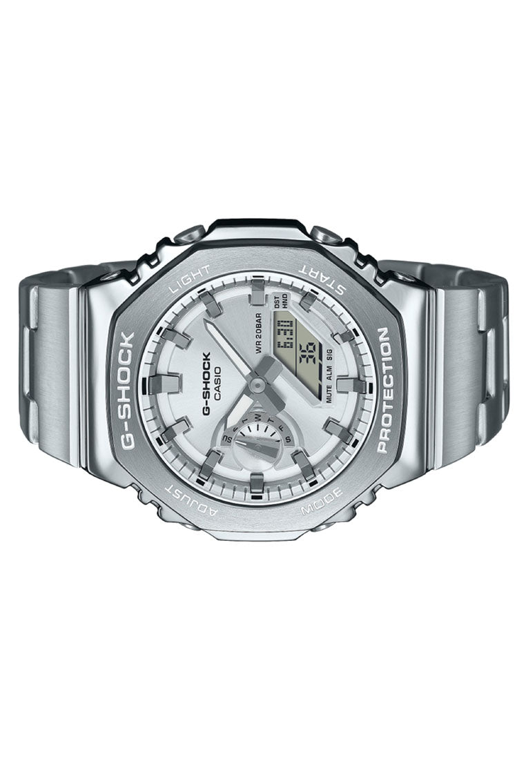 Casio G-shock G-steel GM-2110D-7A Digital Analog Stainless Steel Watch for Men-Watch Portal Philippines