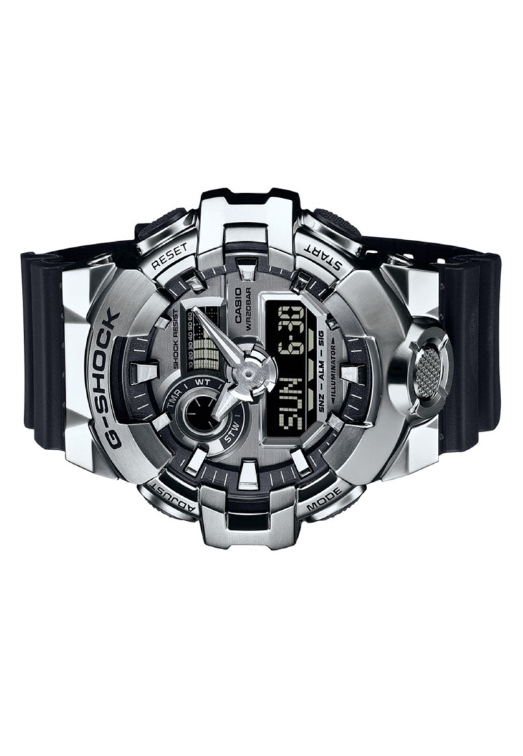 Casio G-shock G-Steel GM-700-1A Digital Analog Rubber Strap Watch for Men-Watch Portal Philippines