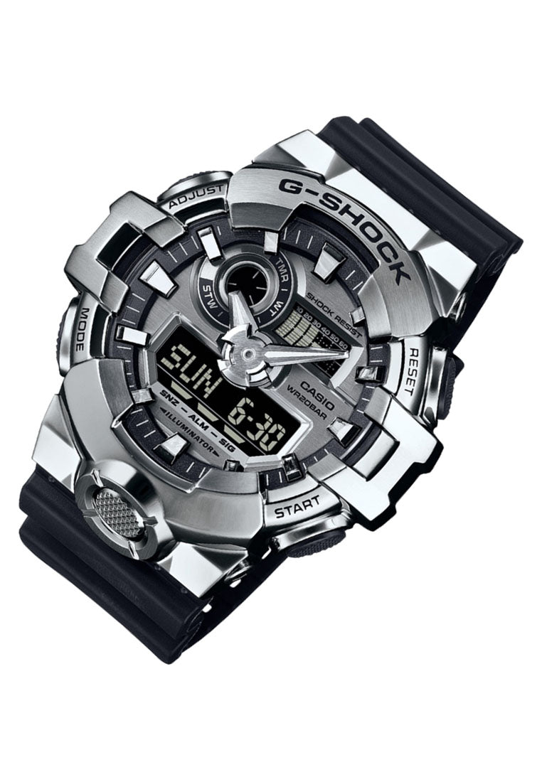 Casio G-shock G-Steel GM-700-1A Digital Analog Rubber Strap Watch for Men-Watch Portal Philippines