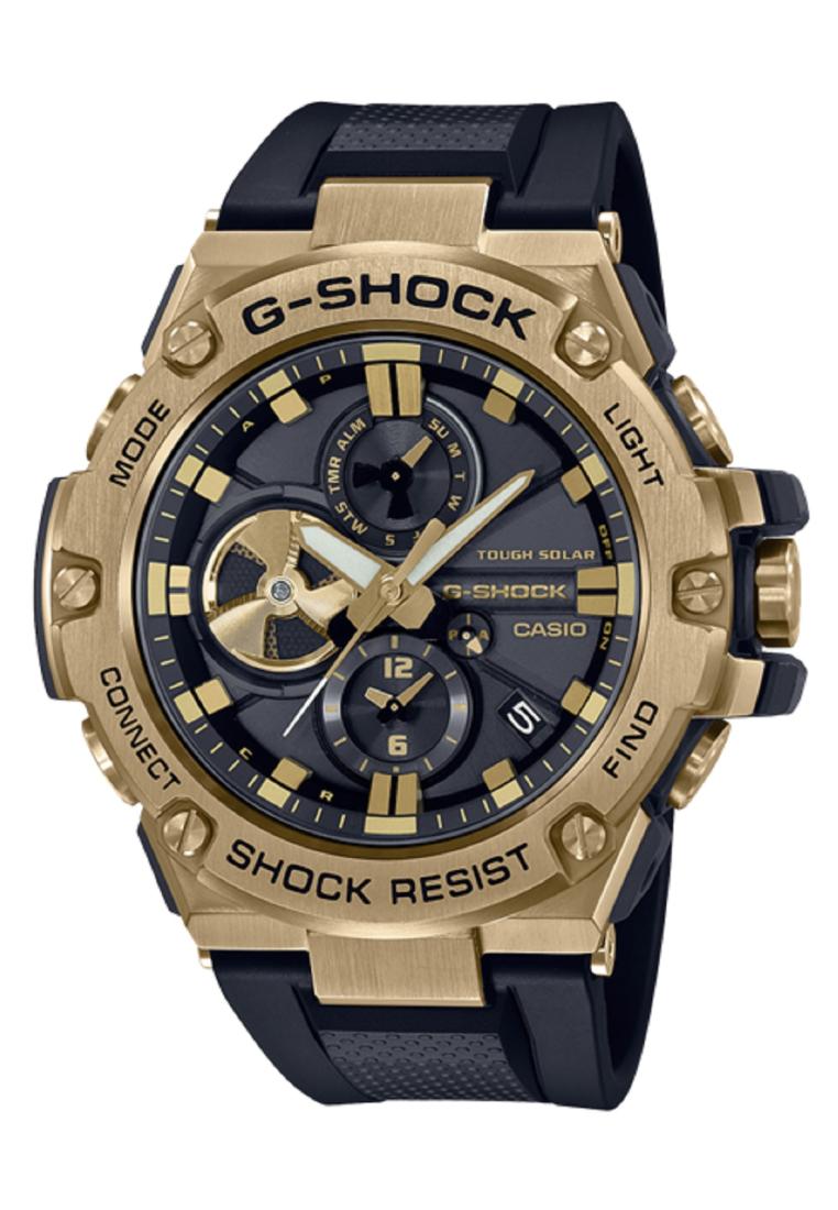 Casio G-shock G-steel GST-B100GB-1A9 Solar Digital Analog Rubber Strap Watch-Watch Portal Philippines