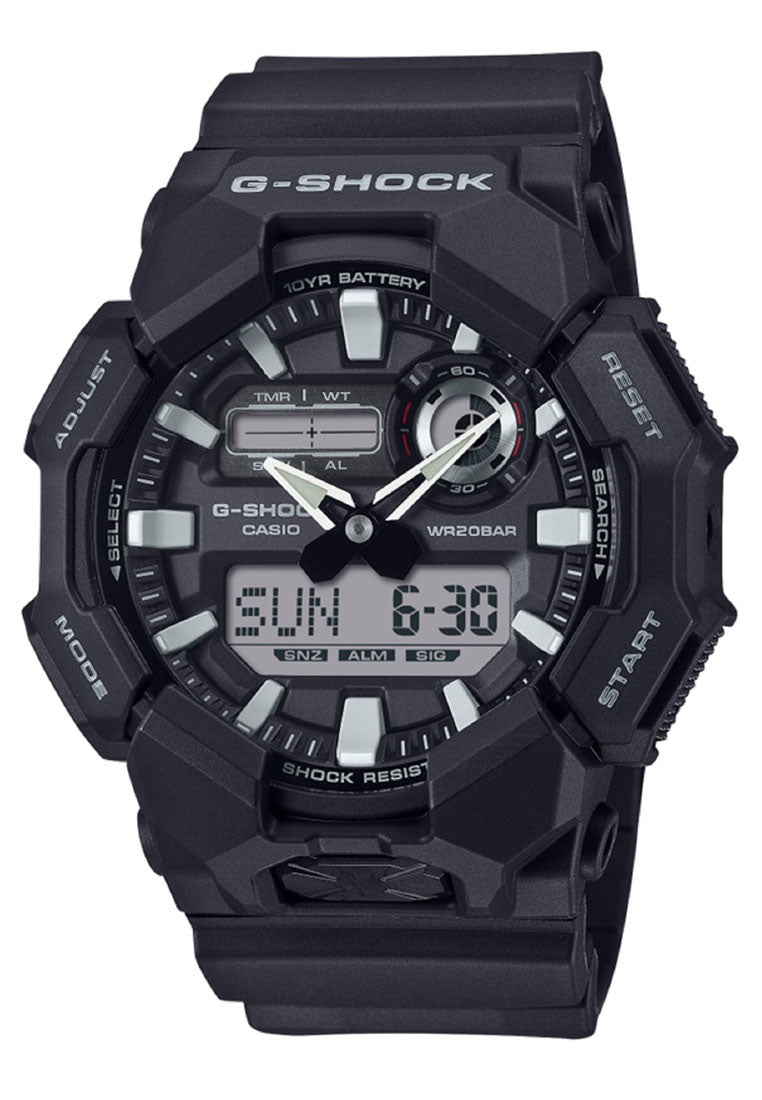 Casio G-shock GA-010-1A Digital Analog Rubber Strap Watch for Men-Watch Portal Philippines