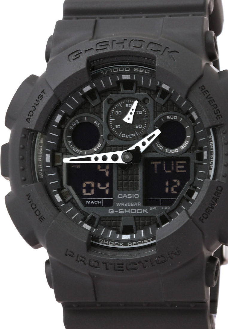 Casio G-Shock GA-100-1A1DR Dark Knight Digital Analog Watch For Men-Watch Portal Philippines