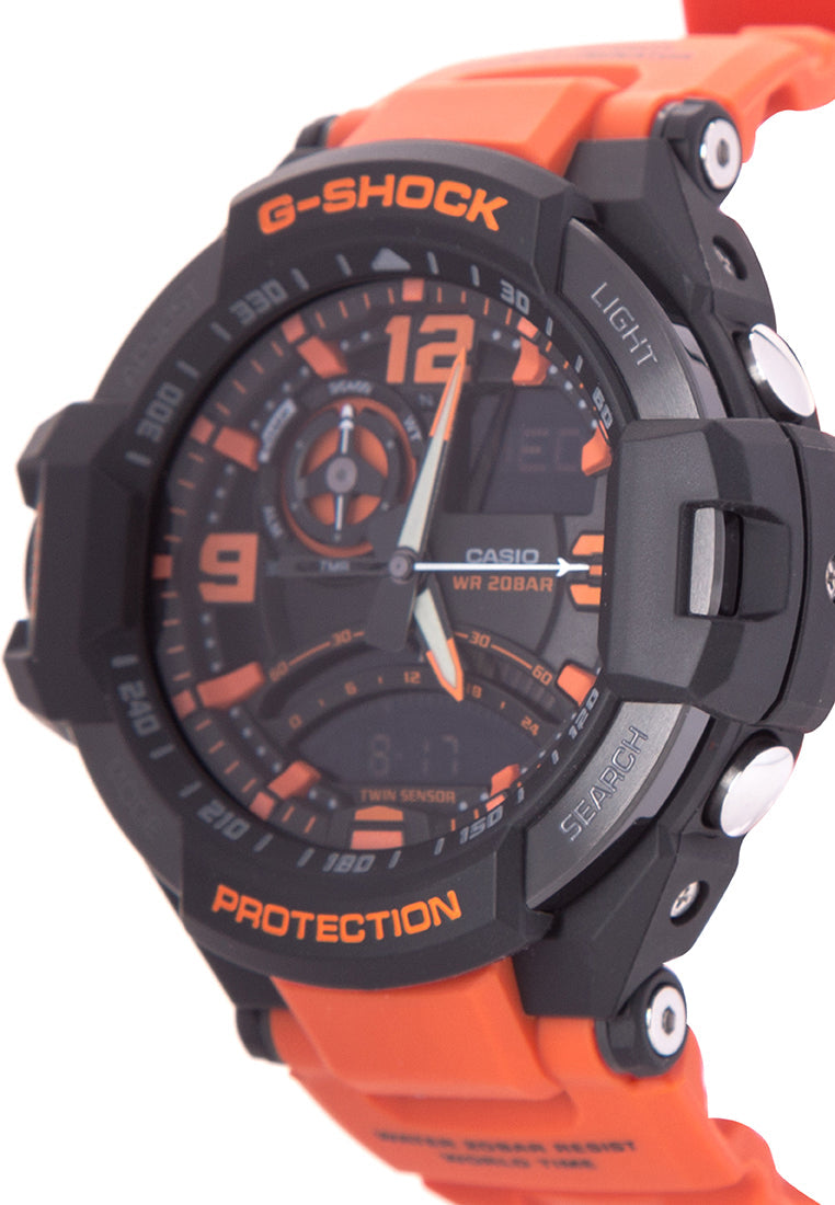 Casio G-shock GA-1000-4ADR Digital Analog Rubber Strap Watch For Men-Watch Portal Philippines