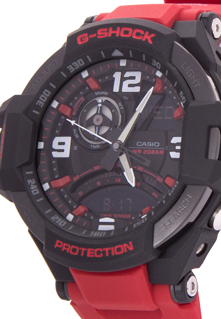 Casio G-shock GA-1000-4BDR Digital Analog Rubber Strap Watch For Men-Watch Portal Philippines