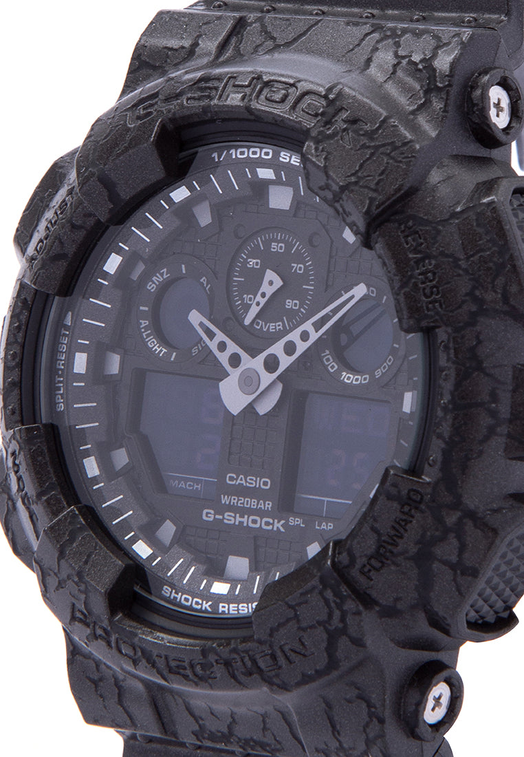 Casio G-shock GA-100CG-1A Digital Analog Rubber Strap Watch For Men-Watch Portal Philippines