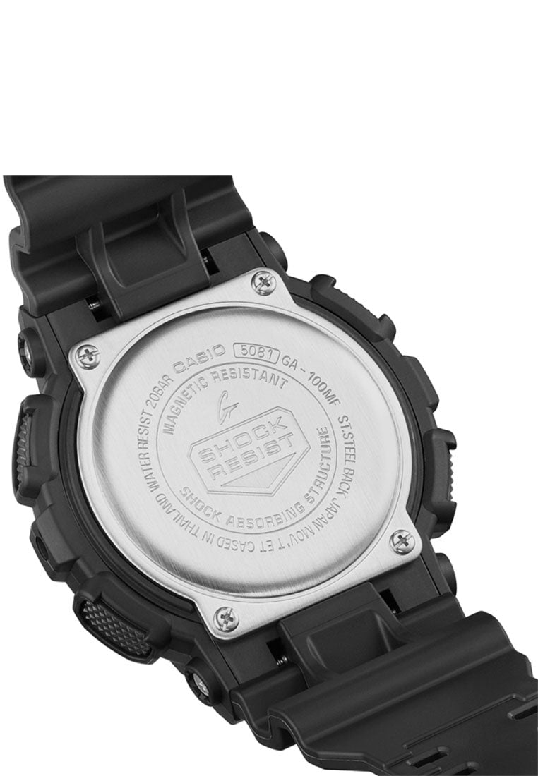 Casio G-shock GA-100MF-1A Digital Analog Rubber Strap Watch for Men-Watch Portal Philippines