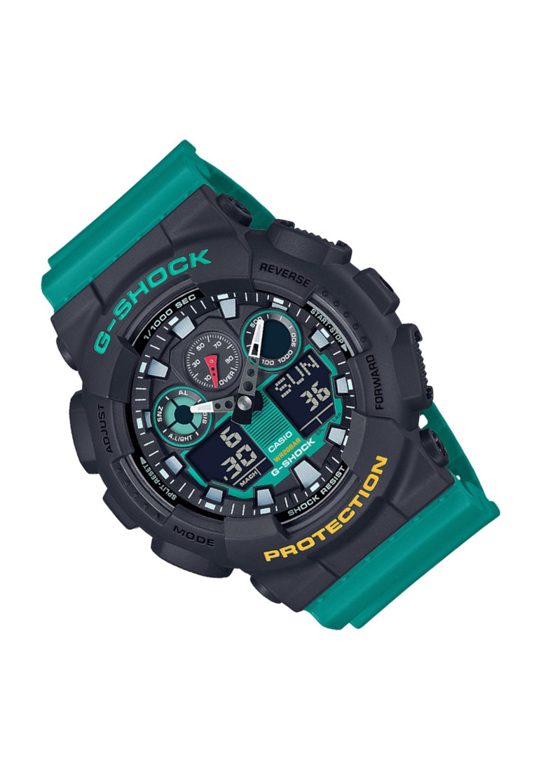 Casio G-shock GA-100MT-1A3 Digital Analog Rubber Strap Watch for Men-Watch Portal Philippines