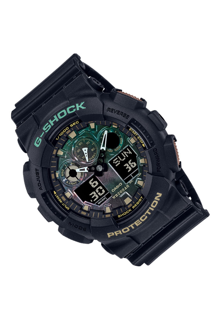 Casio G-shock GA-100RC-1A Digital Analog Rubber Strap Watch For Men-Watch Portal Philippines