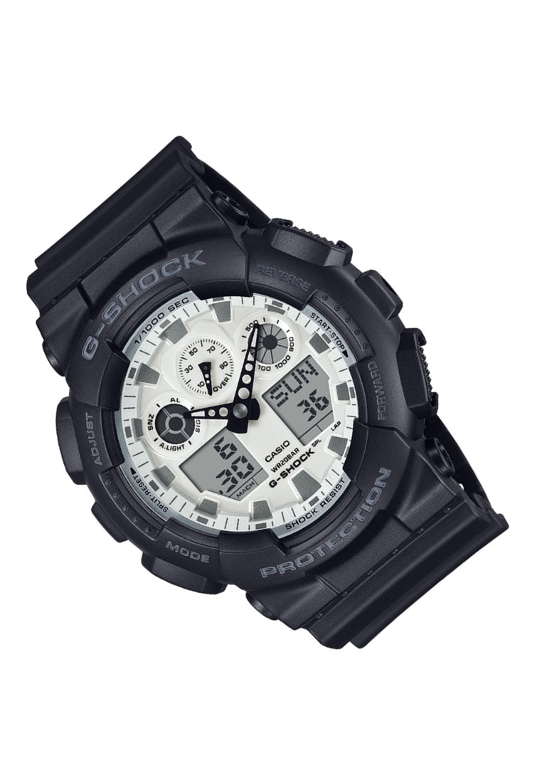 Casio G-shock GA-100WD-1A Digital Analog Rubber Strap Watch for Men-Watch Portal Philippines