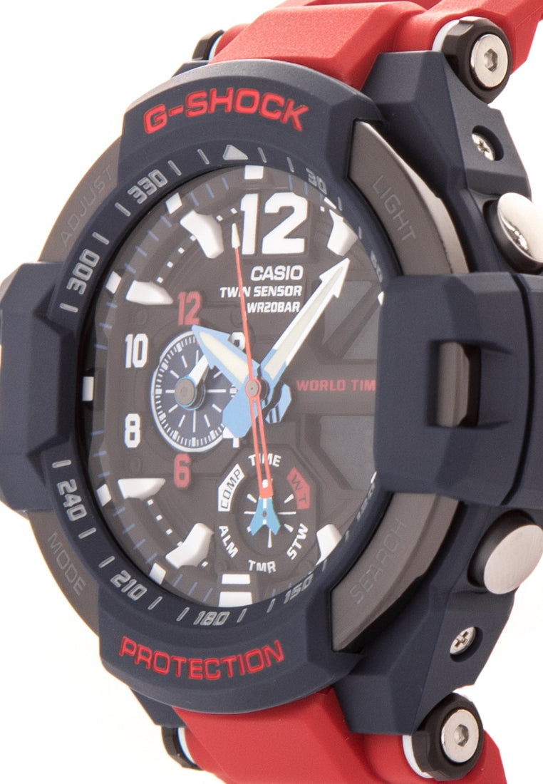 Casio G-shock GA-1100-2A Digital Analog Rubber Strap Watch For Men-Watch Portal Philippines