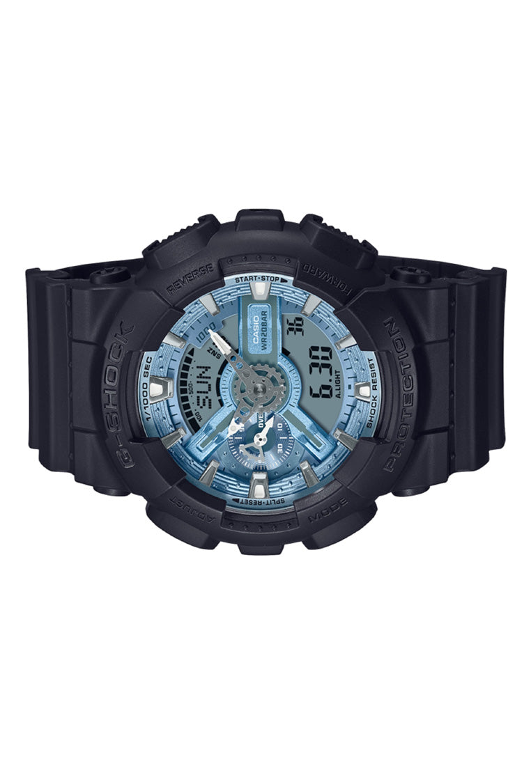 Casio G-shock GA-110CD-1A2 Digital Analog Rubber Strap Watch For Men-Watch Portal Philippines