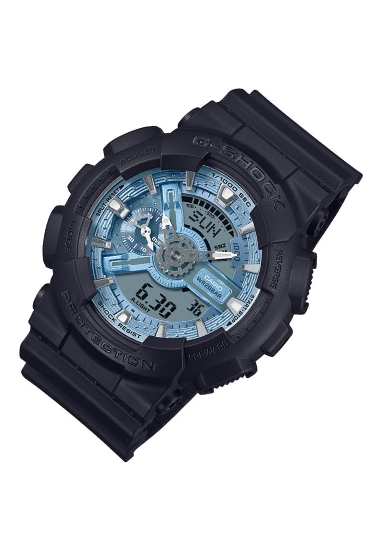 Casio G-shock GA-110CD-1A2 Digital Analog Rubber Strap Watch For Men-Watch Portal Philippines