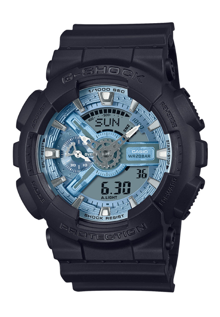 Casio G-shock GA-110CD-1A2 Digital Analog Rubber Strap Watch For Men-Watch Portal Philippines