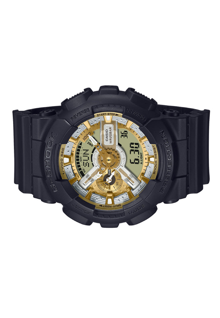 Casio G-shock GA-110CD-1A9 Digital Analog Rubber Strap Watch For Men-Watch Portal Philippines