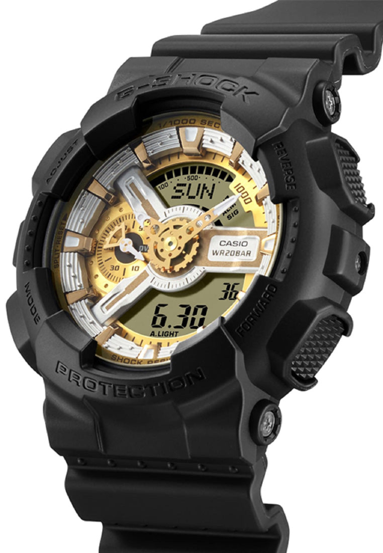 Casio G-shock GA-110CD-1A9 Digital Analog Rubber Strap Watch For Men-Watch Portal Philippines