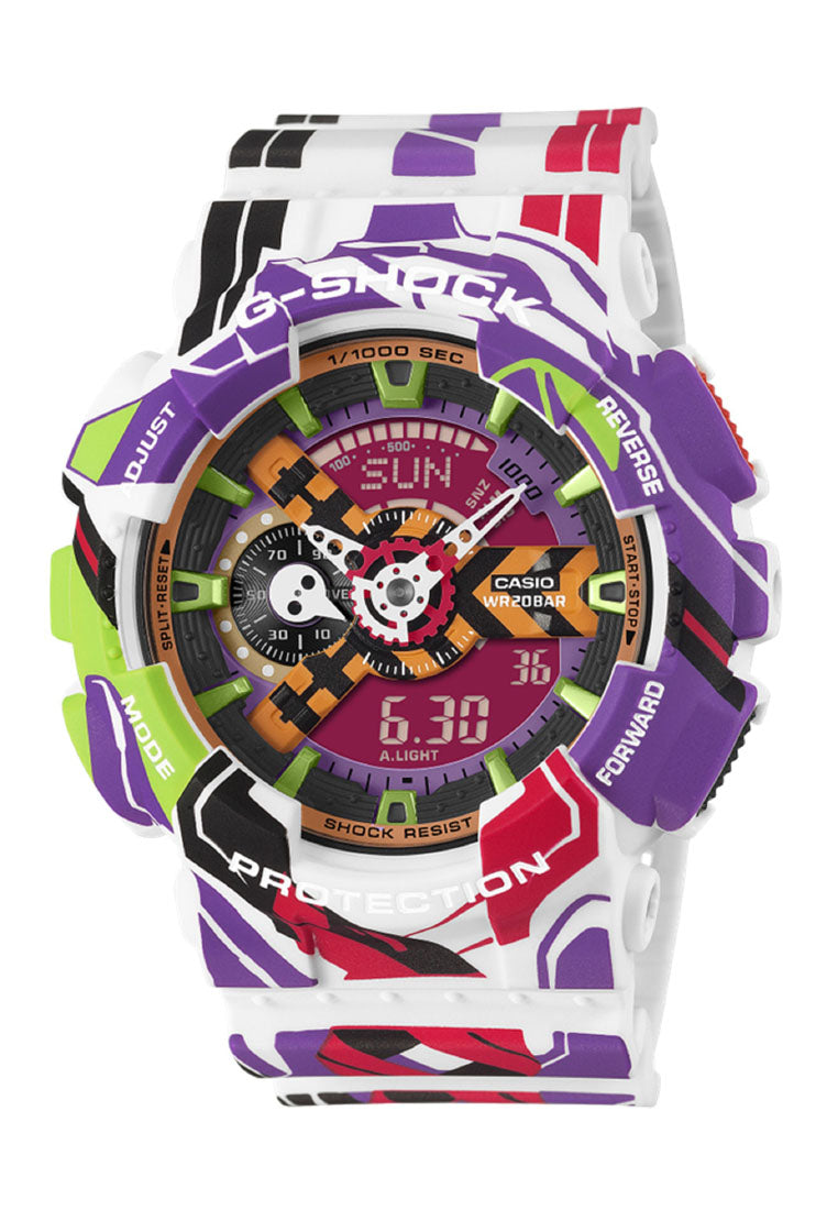Casio G-shock GA-110EVA30-7A Evangelion Digital Analog Rubber Strap Watch for Men-Watch Portal Philippines