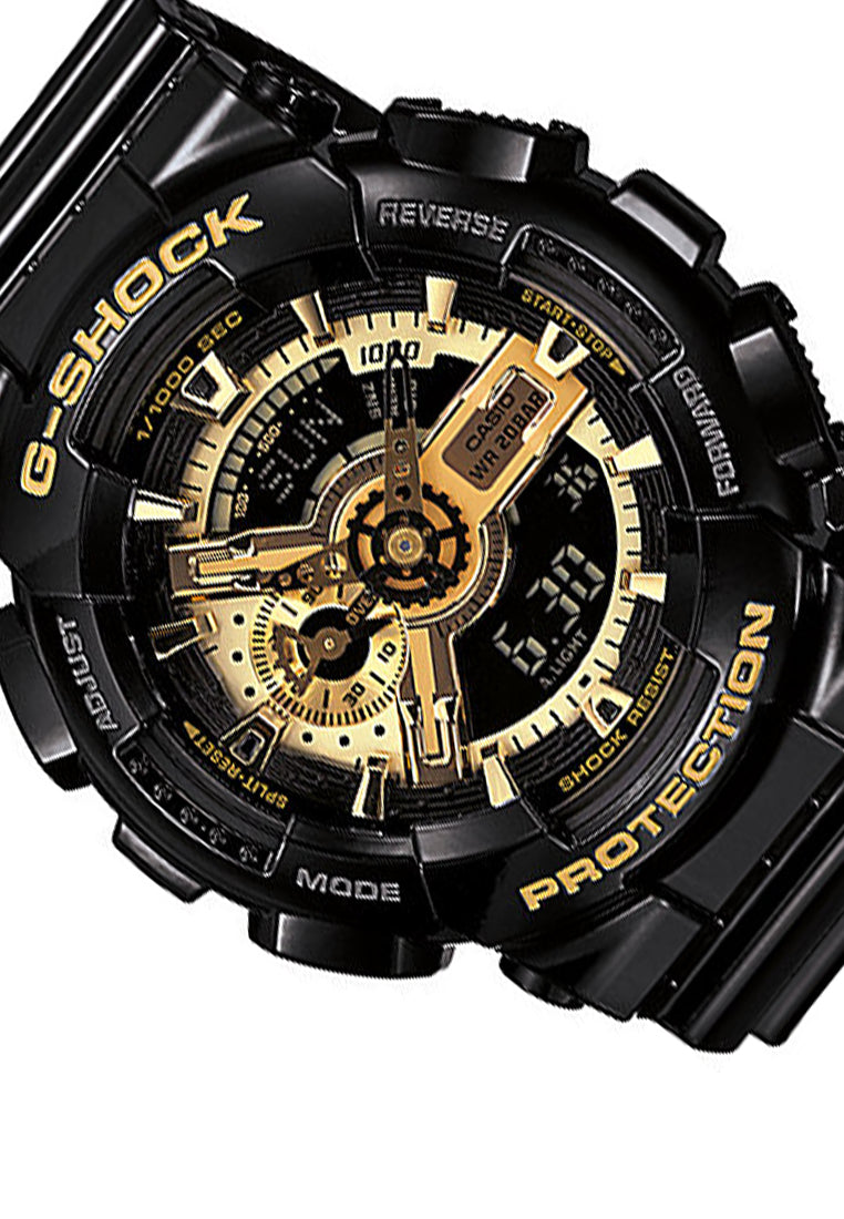 Casio G-shock GA-110GB-1ADR Digital Analog Rubber Strap Watch For Men-Watch Portal Philippines
