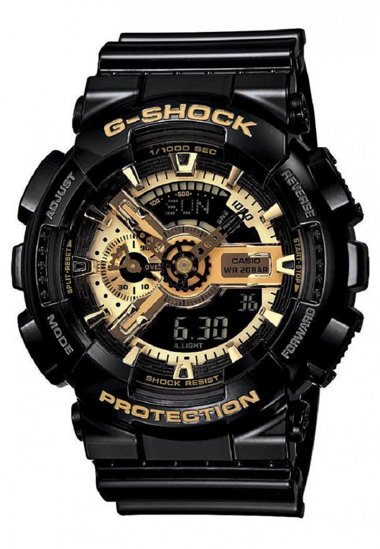 Casio G-shock GA-110GB-1ADR Digital Analog Rubber Strap Watch For Men-Watch Portal Philippines