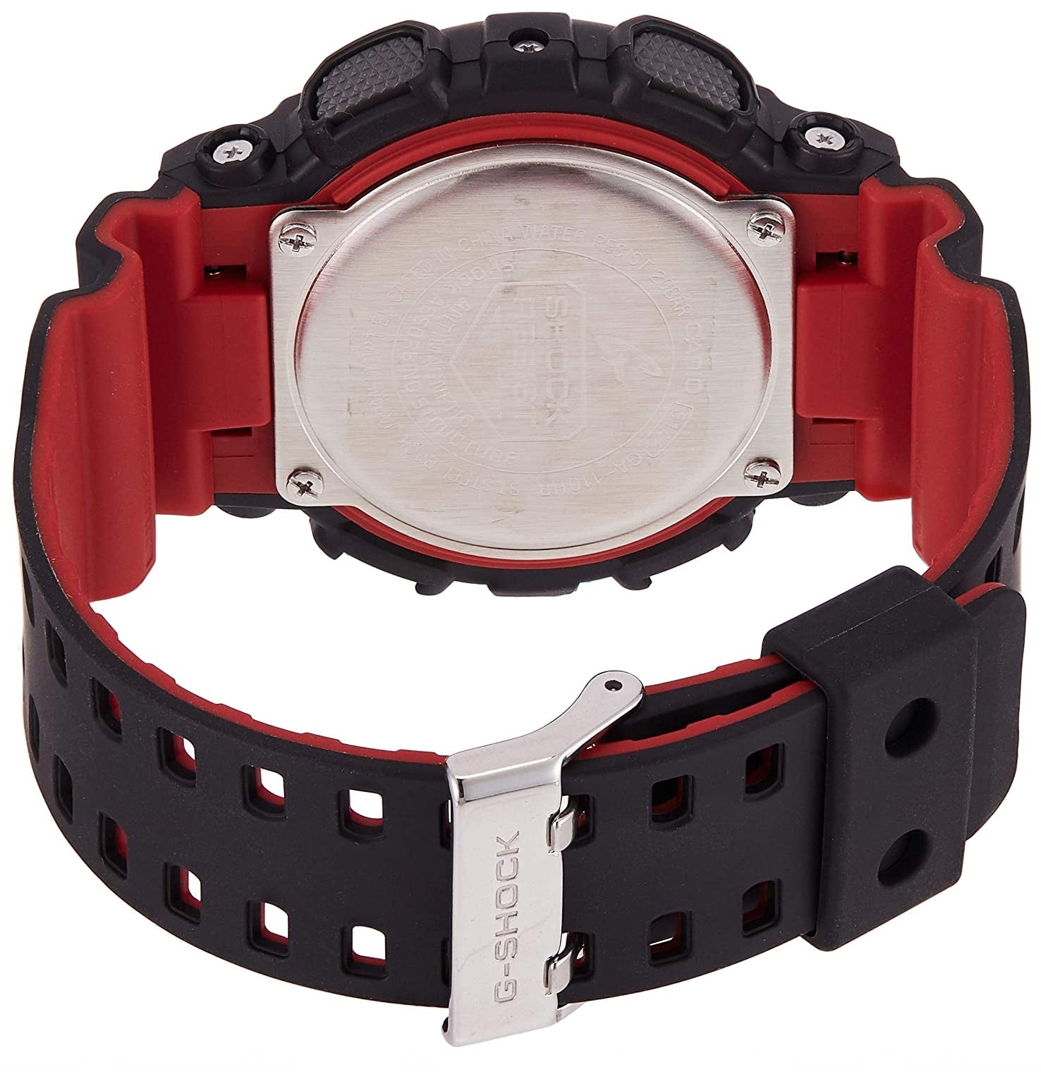 Casio G-shock GA-110HR-1A Digital Analog Rubber Strap Watch For Men-Watch Portal Philippines