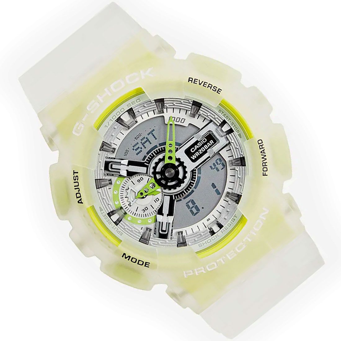 Casio G-shock GA-110LS-7A Digital Analog Rubber Strap Watch For Men-Watch Portal Philippines