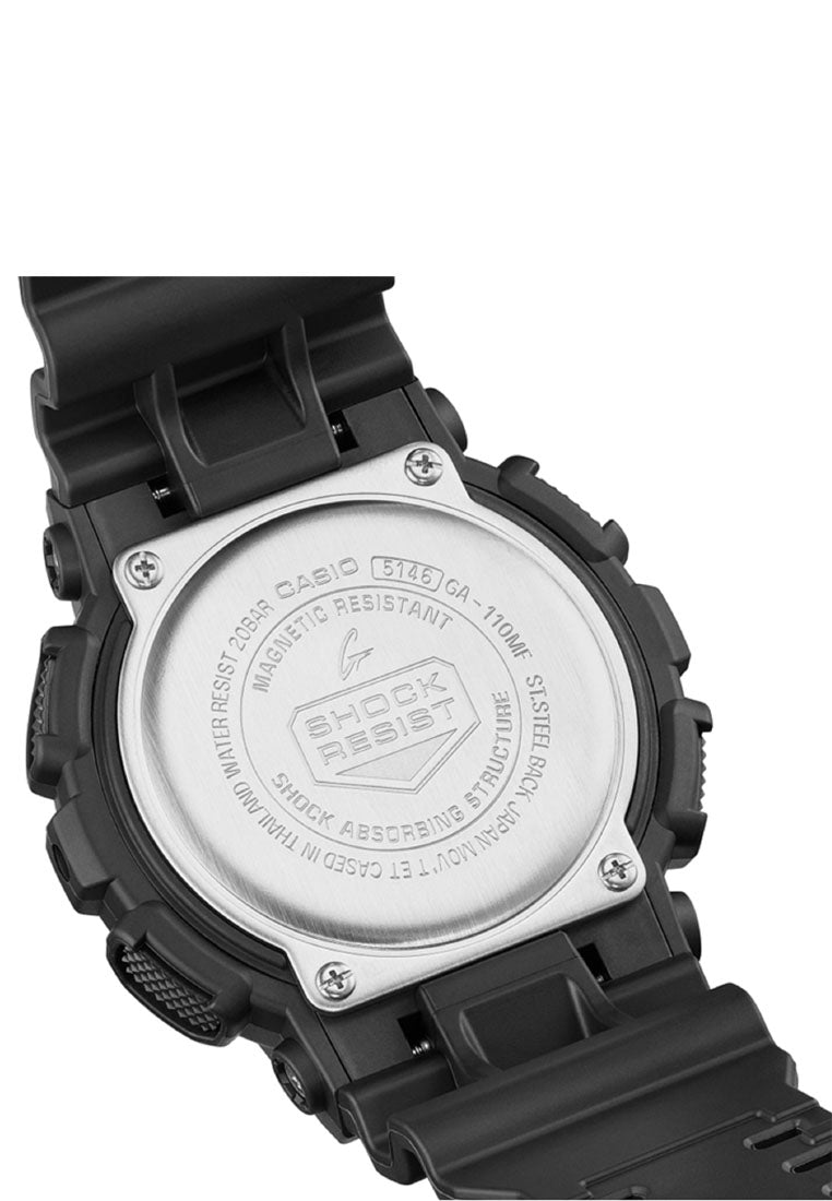 Casio G-shock GA-110MF-1A Digital Analog Rubber Strap Watch for Men-Watch Portal Philippines