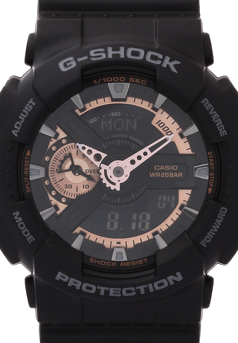 Casio G-shock GA-110RG-1ADR Digital Analog Rubber Strap Watch For Men-Watch Portal Philippines