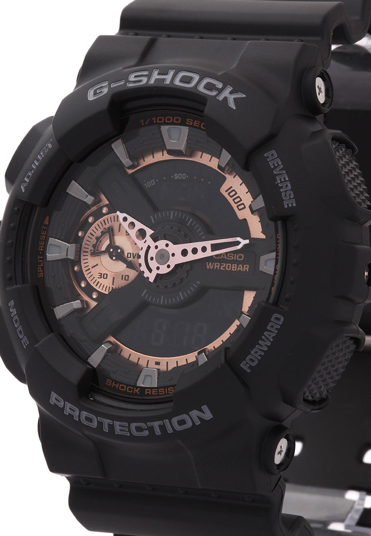 Casio G-shock GA-110RG-1ADR Digital Analog Rubber Strap Watch For Men-Watch Portal Philippines