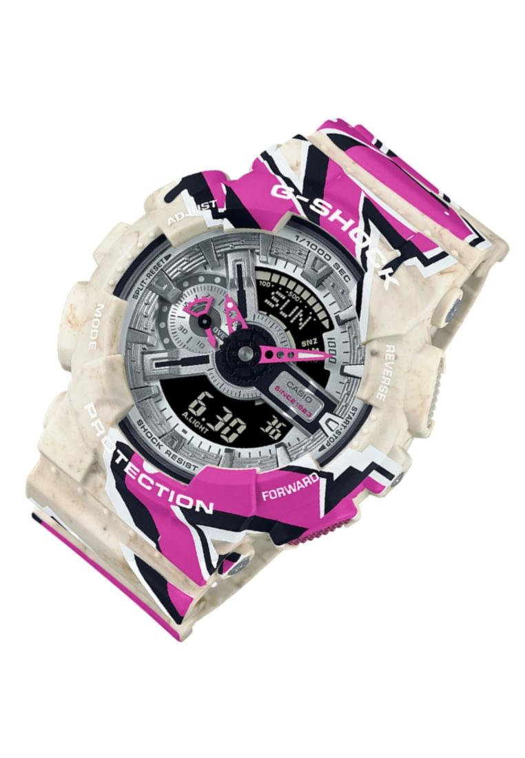 Casio G-shock GA-110SS-1A Digital Analog Rubber Strap Watch For Men-Watch Portal Philippines