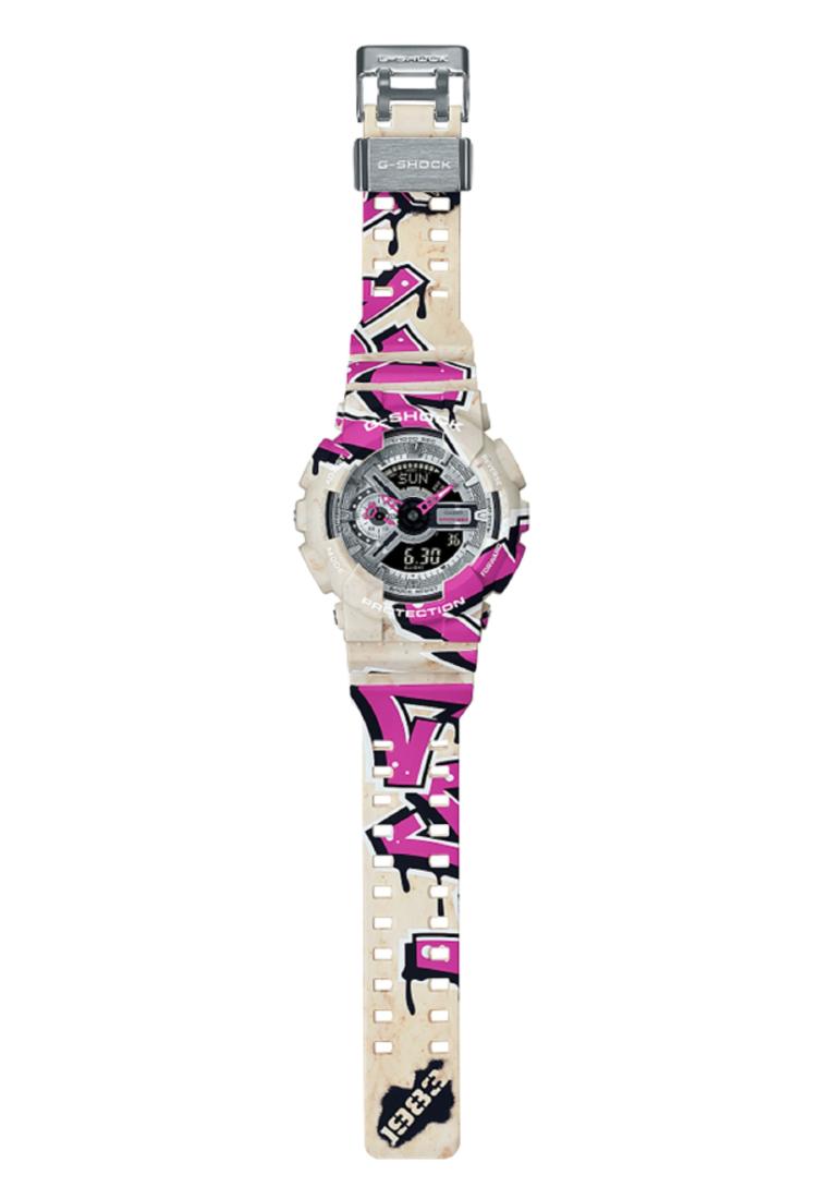 Casio G-shock GA-110SS-1A Digital Analog Rubber Strap Watch For Men-Watch Portal Philippines