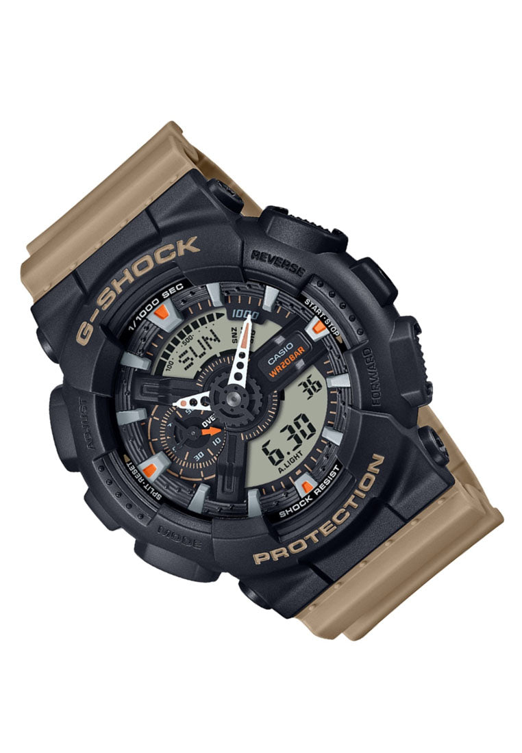Casio G-shock GA-110TU-1A5 Digital Analog Rubber Strap Watch for Men-Watch Portal Philippines
