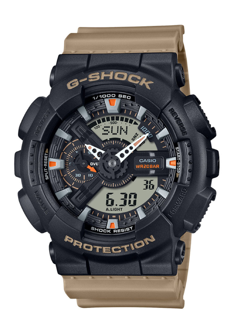 Casio G-shock GA-110TU-1A5 Digital Analog Rubber Strap Watch for Men-Watch Portal Philippines